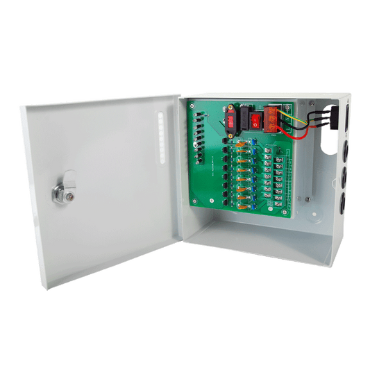 Professional Power Supply of 24 VAC @ 8 Amper / Supports 8 Cameras / Input Voltage: 110 Vac