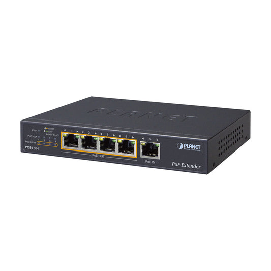 65 Watt Ultra PoE Extender With 4 Gigabit Output Ports 802.3 af / at