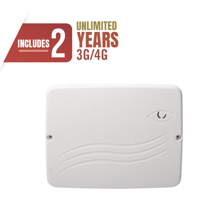 Hybrid Cloud Alarm Panel with 4G Communicator / 8 Wired Zones / 32 Wireless zones / 100% programming via WEB