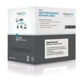 Easy-pull Box 1000 ft FTP CAT6 Outdoor, 100% Copper, UL, Black, Shielded, Outdoor for Extreme Climates, for Video Surveillance HD Video and Data Networks