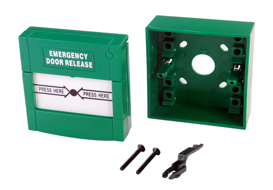 Manual Emergency Stop Switch, Green Color with Restore Switch