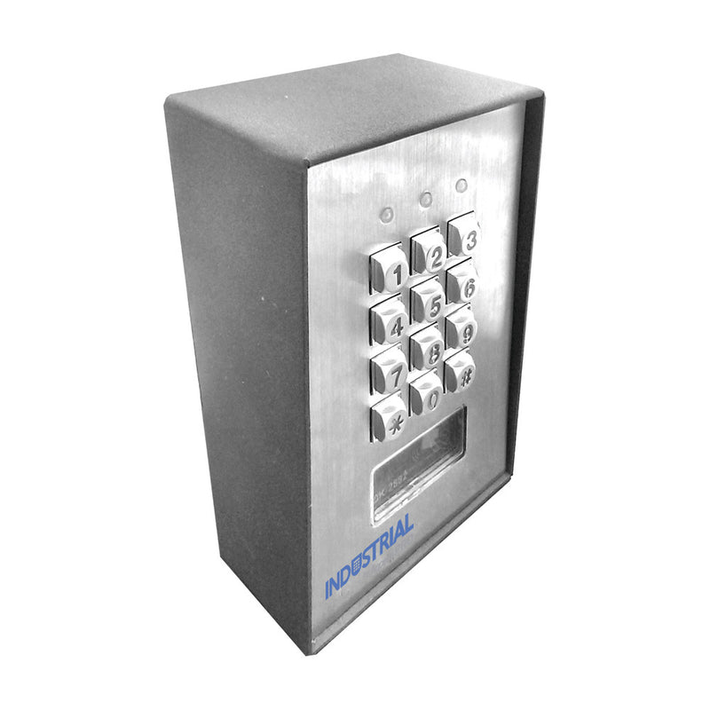 Heavy Duty Industrial Keyboard, Indoor/Outdoor, Built-in Proximity Reader