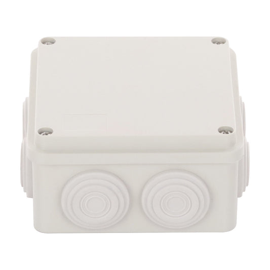 Plastic Enclosure (3.93 x 3.93 x 2.12 In) with 6 Rubber Sealing