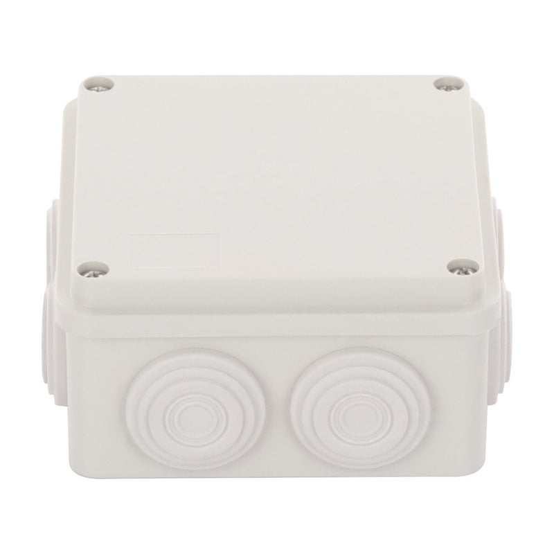Plastic Enclosure (3.93 x 3.93 x 2.12 In) with 6 Rubber Sealing