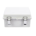Single door ABS Plastic enclosure (6.69 x 8.66 x 4.33 in).