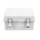 Single door ABS Plastic enclosure (6.69 x 8.66 x 4.33 in).
