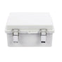Single door ABS Plastic enclosure (6.69 x 8.66 x 4.33 in).