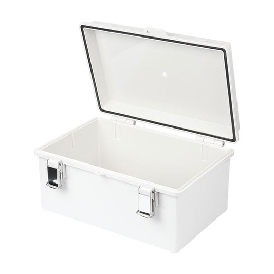 Single door ABS Plastic enclosure (7.48  x 11.42  x 5.51 in).