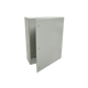 Single door wall mount enclosure (800 x 1200 x 400 mm). And Metal Backplate for mounting equipment.