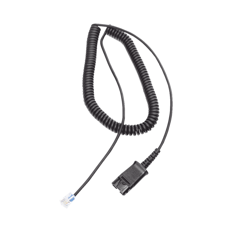 Headset adapter cable model HT101, HT201 and HT202 for compatibility with GRANDSTREAM, Analog, digital, etc. telephones.