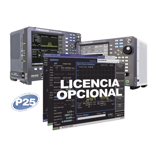 Software Option for APCO Project 25 Phase 2 on R8000 /R8100.