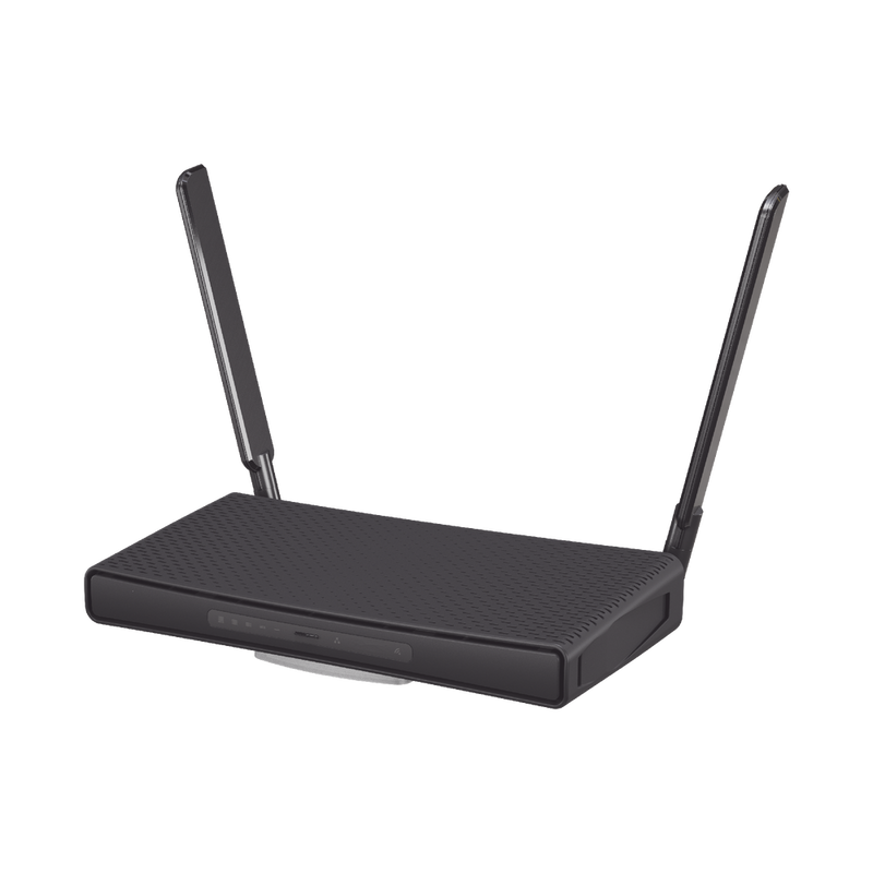 (hAP ac3) Wireless dual-band router with 5 Gigabit Ethernet ports and external high gain antennas