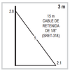 10 ft Telescopic Mast Kit with Installation Accessories