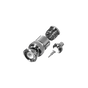 BNC Male Connector Solderless Clamp / RG-58/U, RG-142/U, RG-55/U