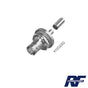 BNC Female Connector, Rear Mount Bulkhead Crimp to RG-142/U, D-flat