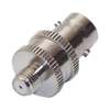 Adaptador de línea de conector BNC hembra a conector SMA hembra corto para Motorola celular, níquel/oro/PTFE.