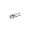 BNC Male Connector, Twist-on (Hex.) clockwise for RG-59/U Coaxial Cable, Nickel/ Gold/ Delrin.