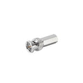 BNC Male Connector, Twist-on (Hex.) clockwise for RG-59/U Coaxial Cable, Nickel/ Gold/ Delrin.