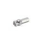 BNC Male Connector, Twist-on (Hex.) clockwise for RG-59/U Coaxial Cable, Nickel/ Gold/ Delrin.
