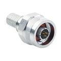 N Male Connector with Captivated PIN to Crimp on LMR-400, 9913, CNT-400, RG8/U-SYS, RFLASH-1113, 7810A, 8214.