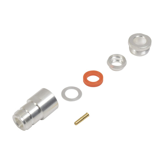 N Female Connector to Crimp on RG-8/U (BELDEN 8237), RG213/U (8267), RG214 (8268) Cables