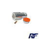 N Female Connector to Clamp on LMR-400, 9913, 8214, CNT-400, RG8/U-SYS, RFLASH-1113 Cables, Silver/ Gold/ PTFE.