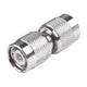 TNC Male to TNC Male Barrel Adapter, Nickel/ Gold/ PTFE.