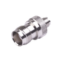 Straight Adapter from TNC Female Connector to SMA Female, Nickel/ Gold/ PTFE.