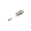 UHF Female Connector (SO-239) for Crimp on RG-58/U, RG-142/U Cables, Nickel/ Silver/ Delrin.