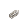 UHF Female Connector (SO-239) for clamping onto RG-58/U, RG-142/U cables.