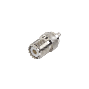UHF Female Connector (SO-239) to clamp on RG-58/U, RG-142/U cables.