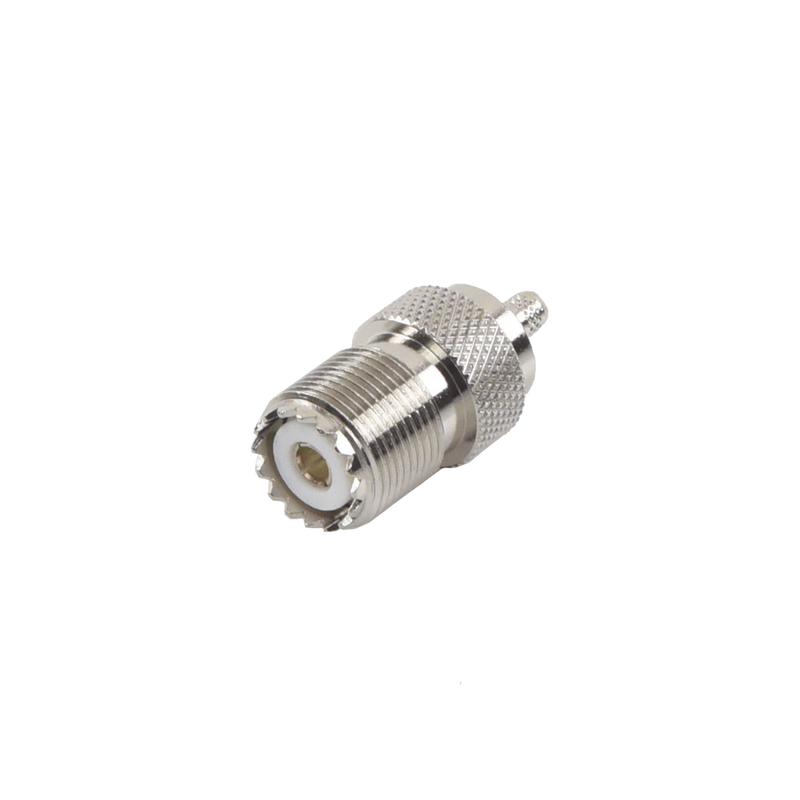 UHF Female Connector (SO-239) for clamping onto RG-58/U, RG-142/U cables.