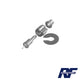 Mini UHF Male Connector for RG-58/U, RG-142/U Cables, Nickel/ Silver/ PTFE.