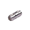 Adaptador de barril recto de conector SMA hembra a SMA hembra, níquel/oro/PTFE.
