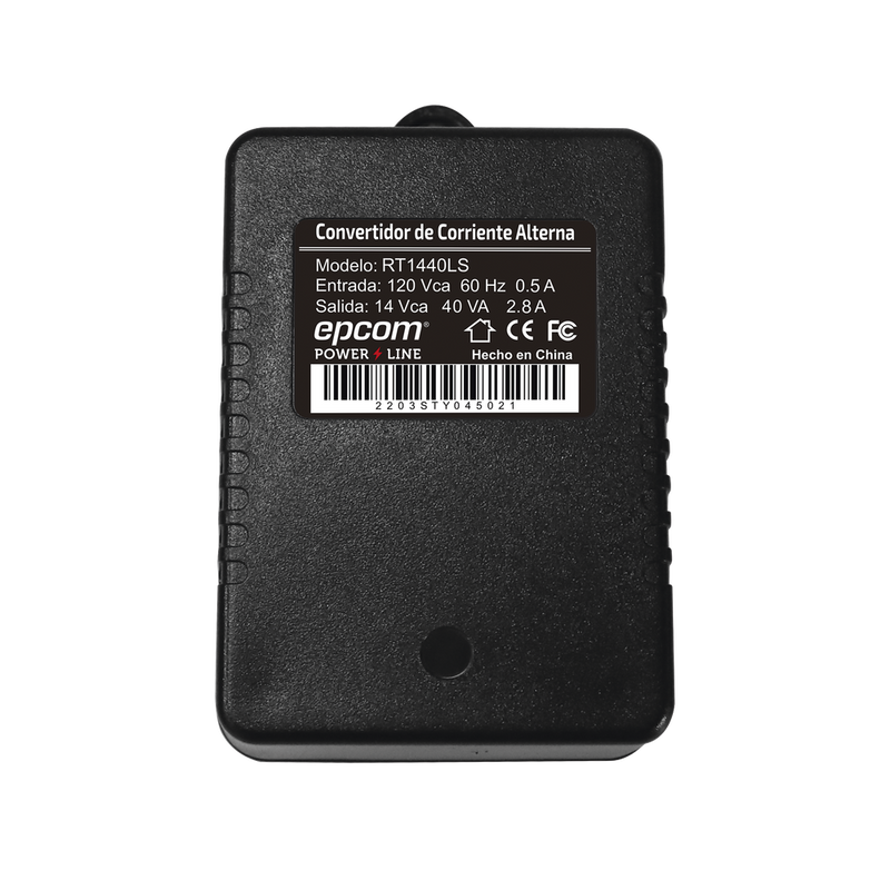 14 Vac, 40 VA Transformer with Replaceable External Fuse
