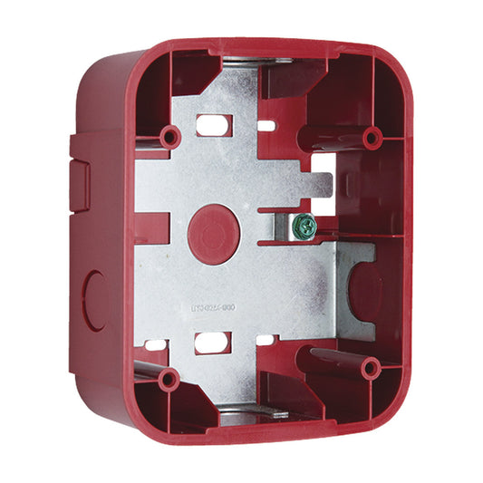Red surface mount back box for wall installations, New Modern and Elegant Design