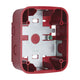 Red surface mount back box for wall installations, New Modern and Elegant Design