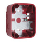 Red surface mount back box for wall installations, New Modern and Elegant Design