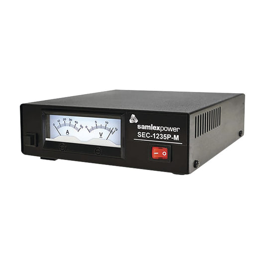30 Amp Switching Power Supply with Backlit Meter  120/220 VCA
