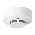 Detector de Humo Fotoeléctrico Convencional / 4 Hilos / 12 VCC / Malla Metálica Antipolvo / Base Incluida / Compatible con Paneles de Incendio