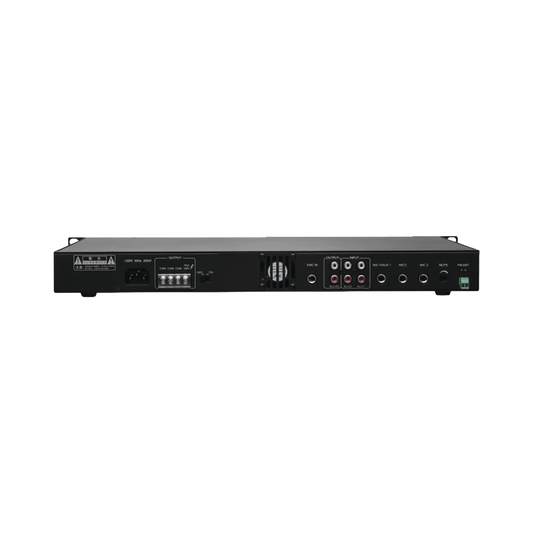 Mixer Amplifier | 120W RMS | For 100V and Low Impedance Audio Systems | MP3 | FM Tuner | Bluetooth