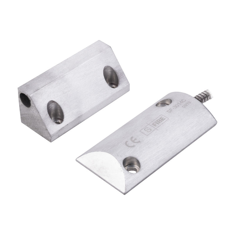 Magnetic Contact, NO Floor Applications, Heavy Duty, Supplied with 20' Shielded Cable