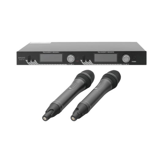 UHF Segment / LCD Liquid Crystal Display / FM True Diversity Wireless MIC