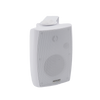 4'+1.5' Two Way Wall Mounted Speaker | 2.5W-20W | For 70/100V and 8ohm Audio Systems | ABS Body | Metal Grille and Bracket | White Color
