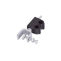 Single Hanger Kit for 1/2 in Coaxial Cable, Double Stack; Includes Hardware and Angle Adapter