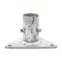 Triangular Base for Mast of 1' to 2' with Oppressors. Galvanized by Hot-dip Galvanized