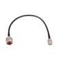 11.81" (30 cm) Jumper Manufactured with RG-58U-SYS Cable, "N Male" and "TNC" Connector