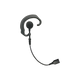Braided Fiber soft ear hook Speaker and 2-Pin Snap Connection. Requires the 1 or 2 lapel mic cable SNAP Series.