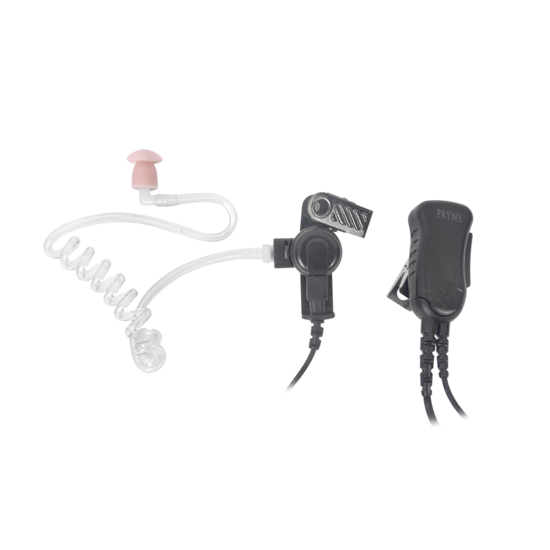 Lapel Microphone with Discreet Earphone for Radios  HYT TC-500/ 518/ 600/ 610/ 620/ 700/ 1600/ 70EX. MOTOROLA GP300/ SP50/ P1225/ PRO3150/ EP450/ EP350/ MAG ONE/ RDU2020/ XV2600