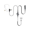 Microphone-Earphone with 2 Wire System with PTT double for  KENWOOD Serie 80/ / 90/ 140/ 180/ NX-200/ /410.